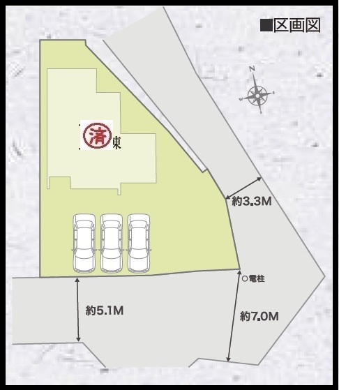 【橿原市光陽町 新築一戸建て 】区画図面
