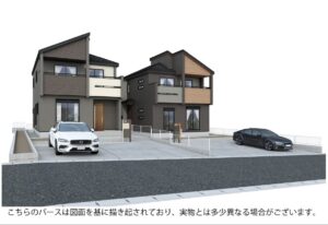 【奈良市学園大和町3丁目　新築一戸建て　残り1区画！】外観写真