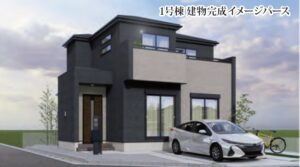 【大和郡山市新木町　新築一戸建て　残り2区画！】外観写真