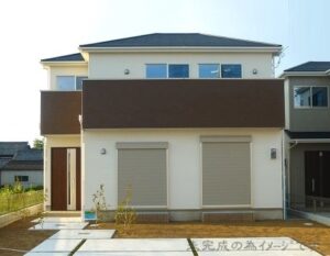 【斑鳩町第4目安北　新築一戸建て　限定2区画！】外観写真