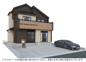 【生駒市ひかりが丘1丁目　新築一戸建て　限定1区画！】外観写真