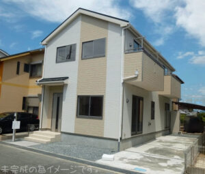 【香芝市今泉第4　新築一戸建て　限定1区画！】外観写真