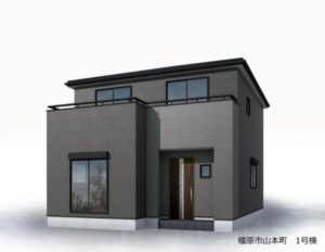 【橿原市山本町　新築一戸建て　全5区画！】外観写真