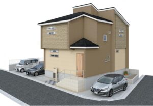 【奈良市六条西3丁目　新築一戸建て　限定1区画！】外観写真
