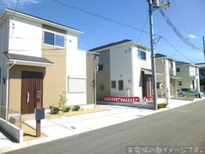 【奈良市第8帝塚山　新築一戸建て　限定2区画！】外観写真