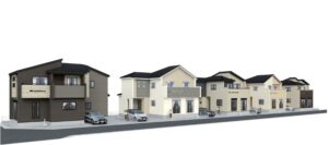 【川西町結崎　新築一戸建て　全5区画！】外観写真