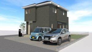 【奈良市中山町3期　新築一戸建て　限定2区画！】外観写真