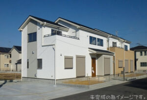【大和高田市西坊城　新築一戸建て　全5区画！】外観写真