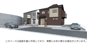 【奈良市押熊町　新築一戸建て　限定2区画！】外観写真