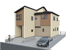 【田原本町八尾　新築一戸建て　限定1区画！】外観写真