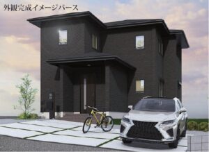 【奈良市あやめ池北2期　新築一戸建て　限定1区画！】外観写真