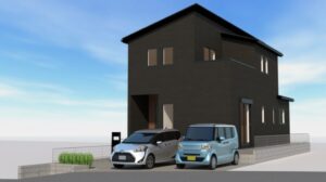 【奈良市宝来町　新築一戸建て　限定2区画！】外観写真
