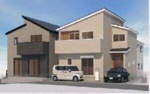 【奈良市宝来町　新築一戸建て　残り3区画！】外観写真