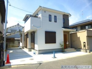 【奈良市中山町14期　新築一戸建て　限定1区画！】外観写真