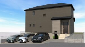 【生駒市あすか野南２丁目　新築一戸建て　限定1区画！】外観写真