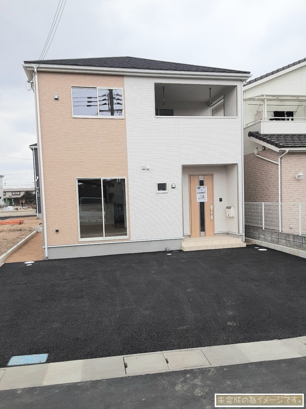 【上牧町下牧第3　新築一戸建て　限定1区画！】外観写真