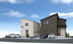 【奈良市学園大和町5丁目1期　新築一戸建て　限定2区画！】外観写真