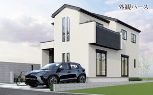 【三郷町信貴ヶ丘　新築一戸建て　限定1区画！】外観写真