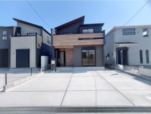 【香芝市平野　新築一戸建て　】外観写真