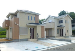 【生駒市翠光台　新築一戸建て　全4区画！】外観写真