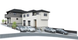 【奈良市学園朝日元町1丁目　新築一戸建て　限定2区画！】外観写真