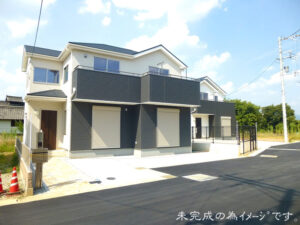 【大和郡山市矢田山町2期　新築一戸建て　全3区画！】外観写真