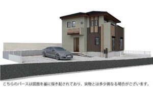 【生駒市生駒台南　新築一戸建て　】外観写真