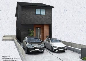 【奈良市中辻町1期　新築一戸建て　限定1区画！】外観写真
