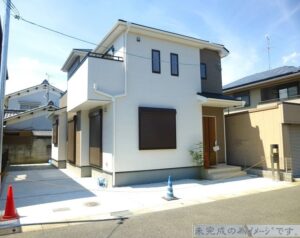 【天理市丹波市町4期　新築一戸建て　全3区画！】外観写真
