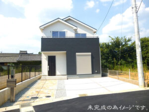 【奈良市神殿町5期　新築一戸建て　全3区画！】外観写真